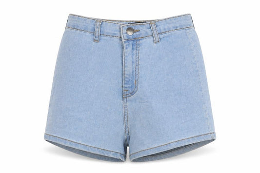 PrettyLittleThing Women’s Blue Denim High Rise Hot Pants Shorts Size 6