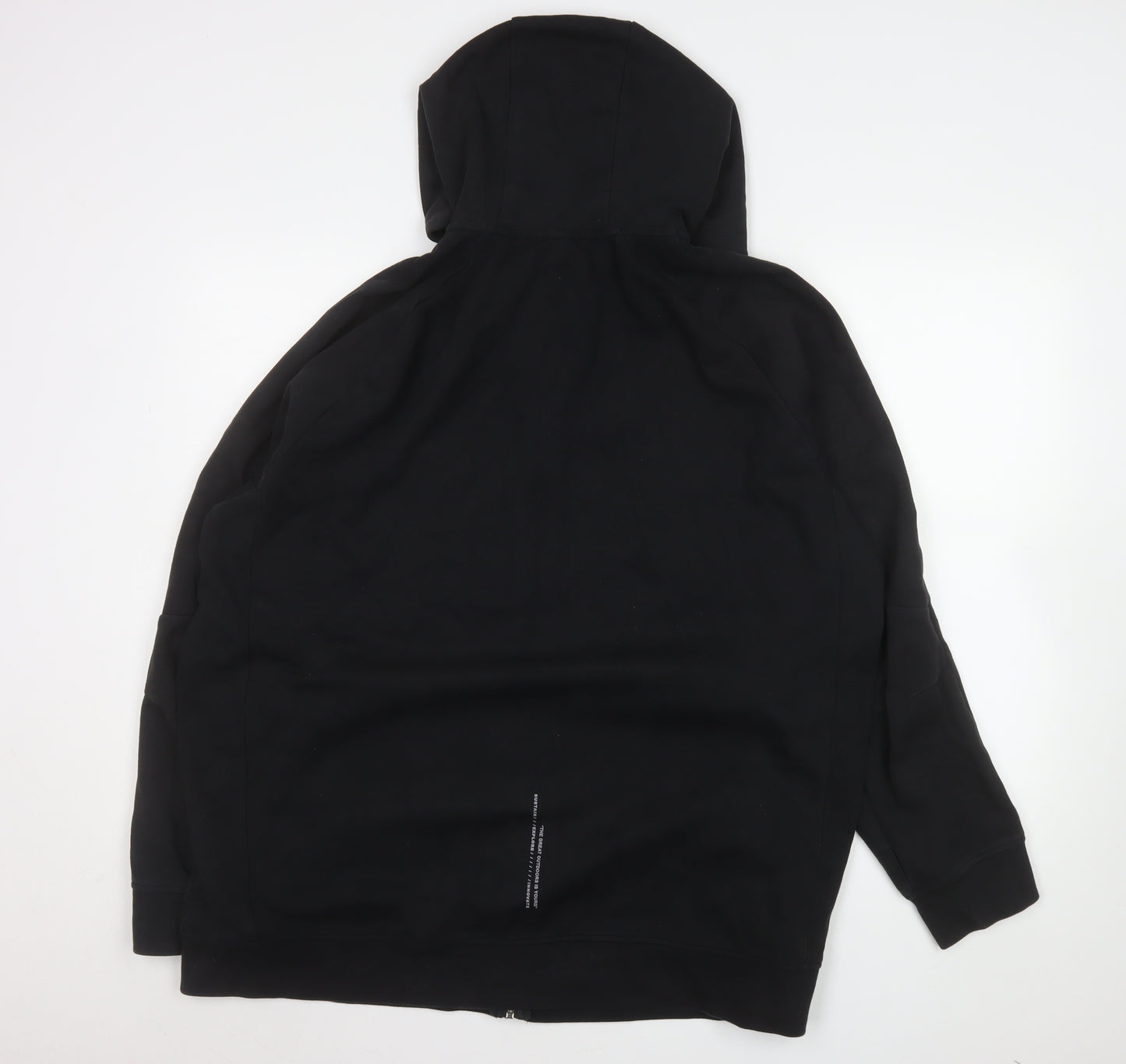 -9° PEAK Men Black 2XL Hooded Full Zip Casual Jacket