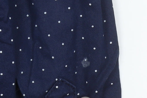 L.O.G.G. Boys Blue Polka Dot Button-Up Cotton Shirt 9-10 Years