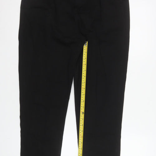 Primark Women Black Straight Leg Jeans Size 12 Regular Fit