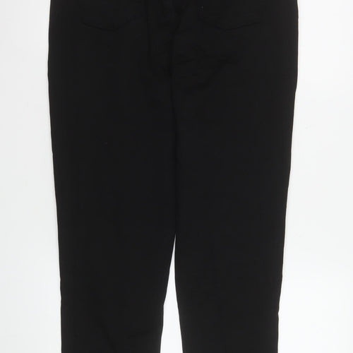 Primark Women Black Straight Leg Jeans Size 12 Regular Fit