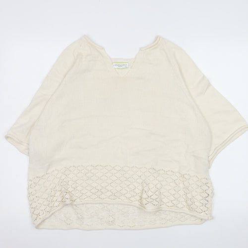 Carolyn Donnelly The Edit Women’s Ivory Knit Pullover Jumper M