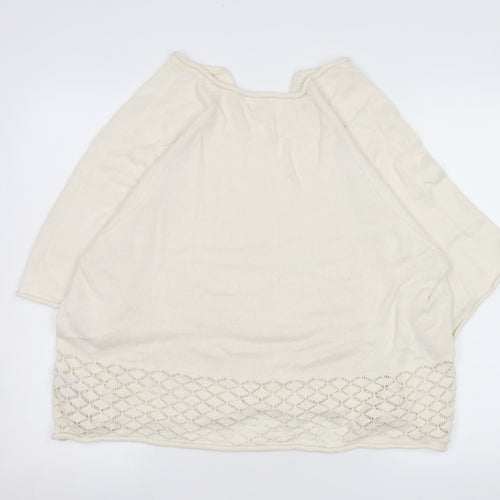 Carolyn Donnelly The Edit Women’s Ivory Knit Pullover Jumper M