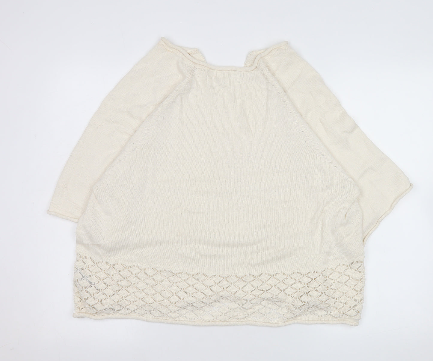 Carolyn Donnelly The Edit Women’s Ivory Knit Pullover Jumper M
