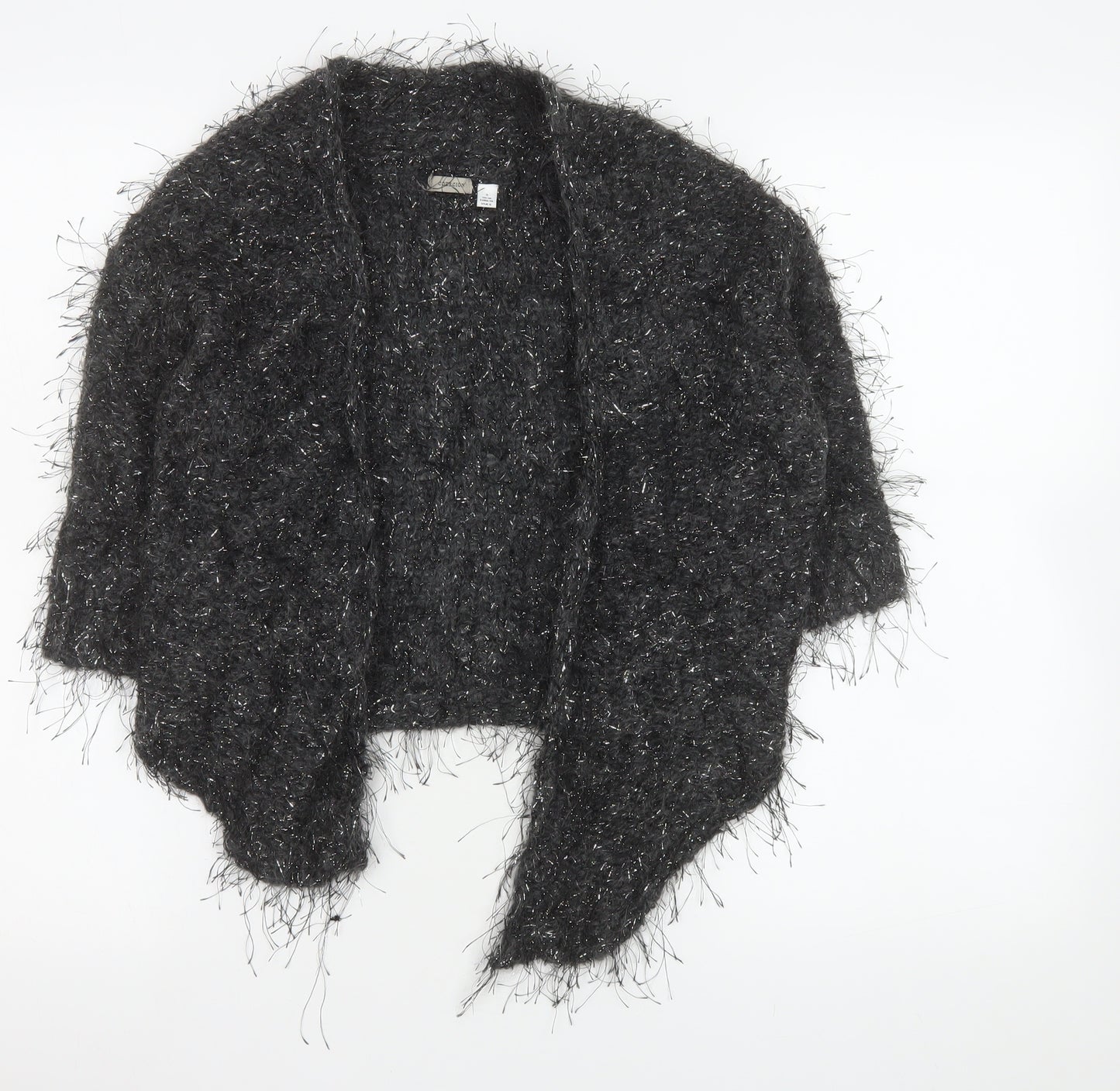 Coercion Women’s Grey Mohair Blend Open Cardigan Size 10