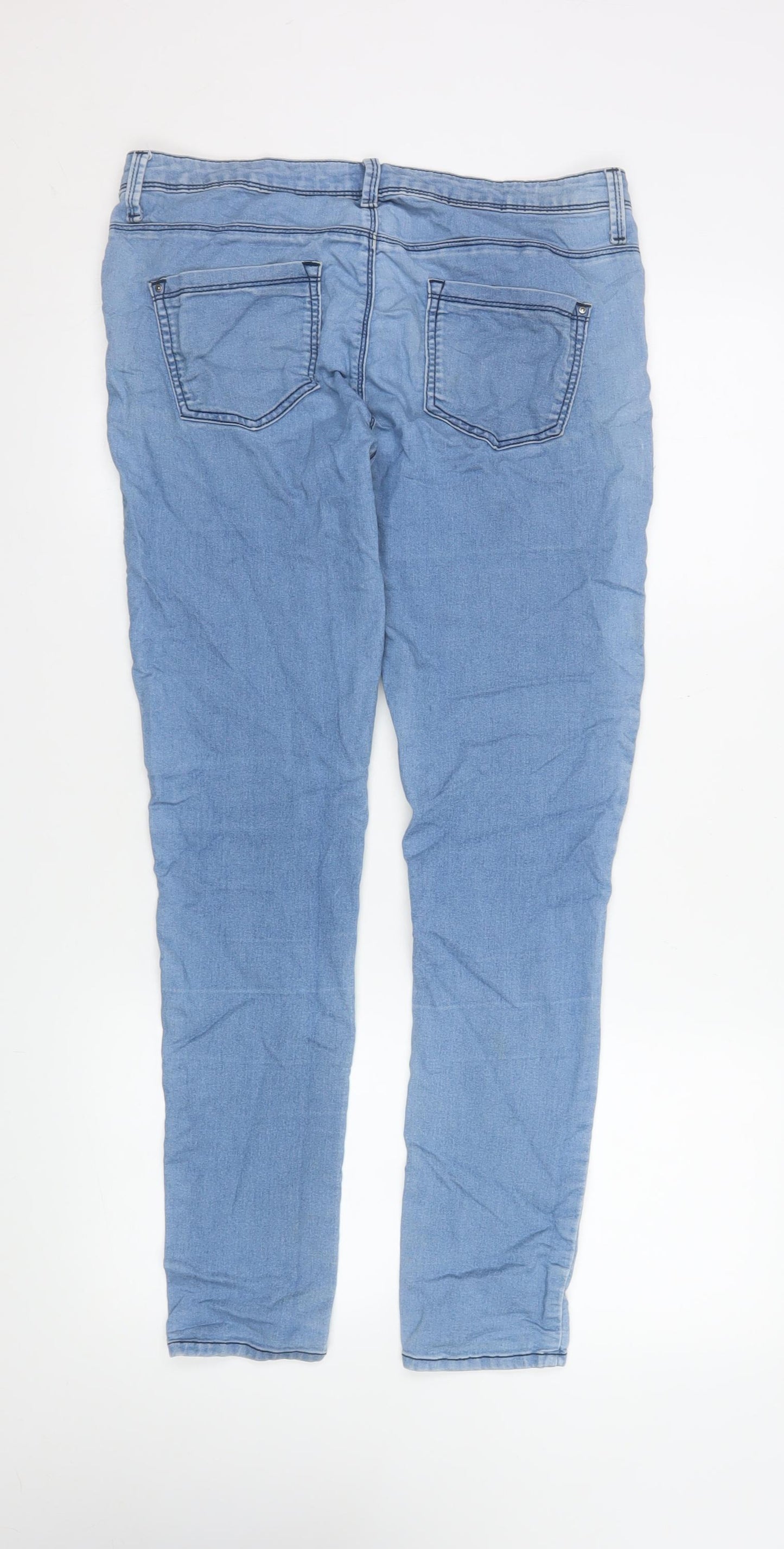 Denim Co. Women’s Blue Super Skinny Stretch Jeans Size 12