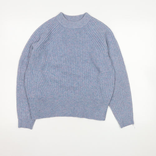 Marks and Spencer Women's Blue Knit Pullover Jumper Size S