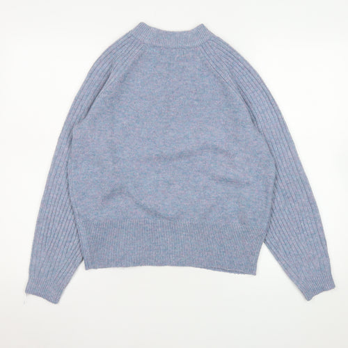 Marks and Spencer Women's Blue Knit Pullover Jumper Size S
