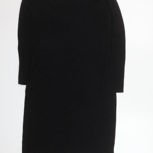 Next Women’s Black Bodycon Knit Midi Dress Size 18