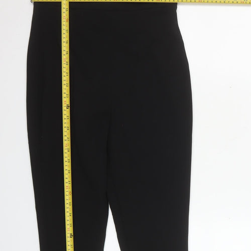 Boohoo Women's Black UK 10 Slim Fit Strappy Jumpsuit
