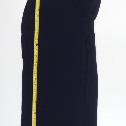 Boohoo Women Black Size 10 Long Bodycon Sleeveless Stretch Dress