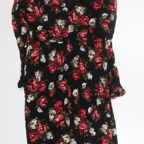 Marks and Spencer Womens Multicoloured Floral Lace Bodycon Dress Size 14
