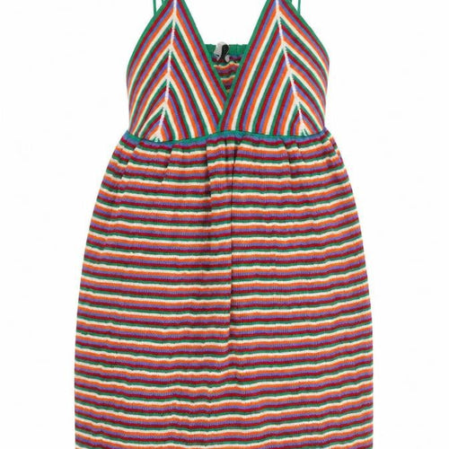 Zara Women Multicoloured Striped Knit Slip Dress S