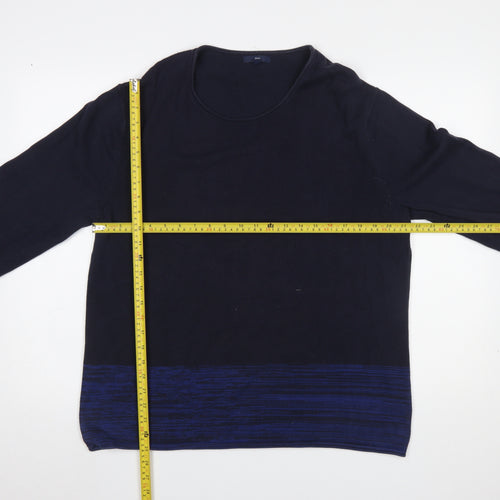 Gap Women’s Blue Cotton Pullover Jumper XL Long Sleeve Knit