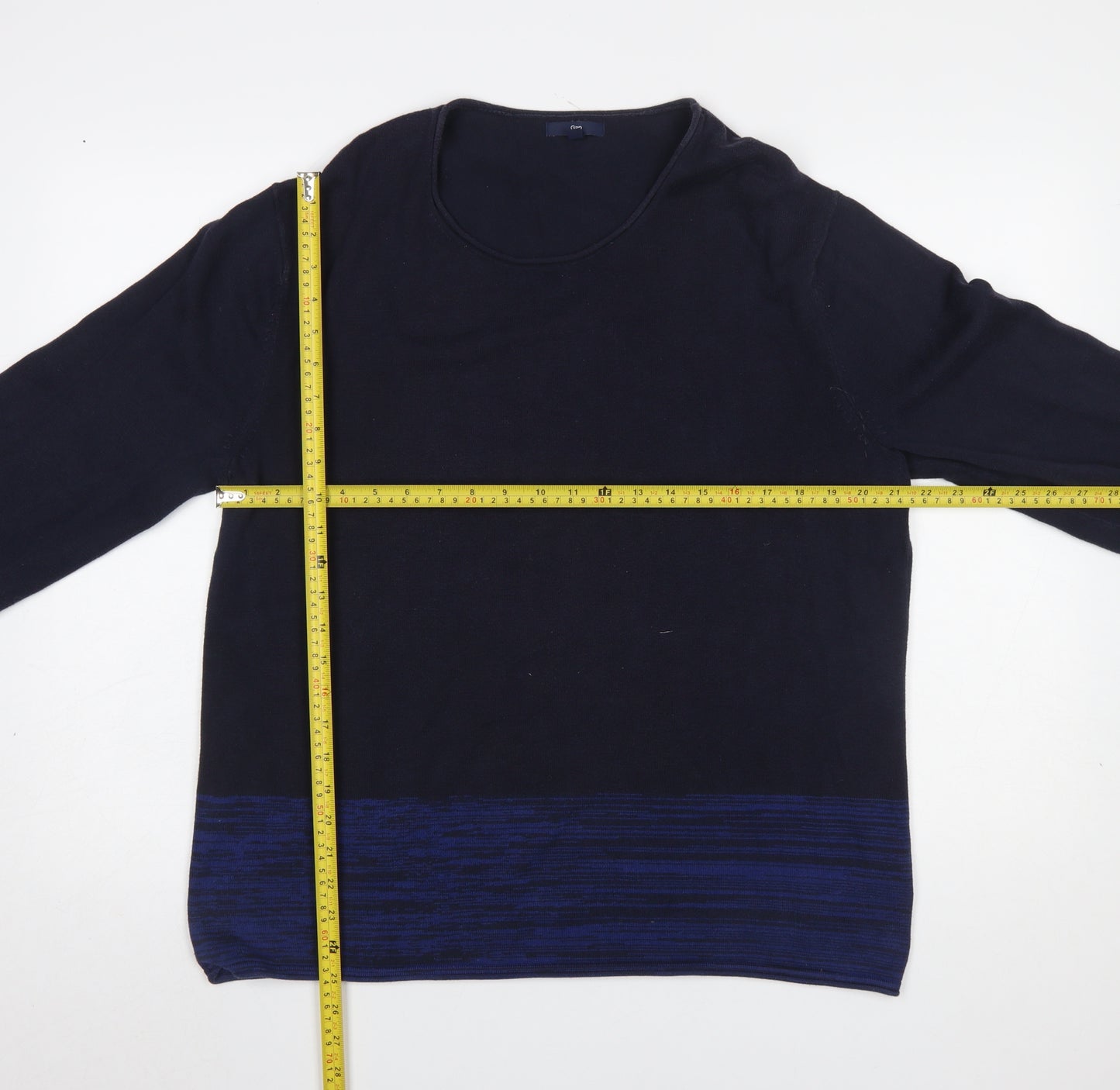 Gap Women’s Blue Cotton Pullover Jumper XL Long Sleeve Knit