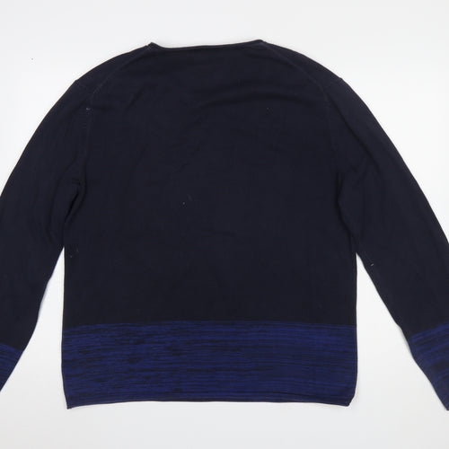 Gap Women’s Blue Cotton Pullover Jumper XL Long Sleeve Knit