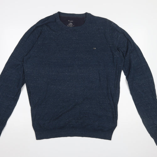 Diesel Men's Blue XL Crew Neck Knit Cotton Jumper