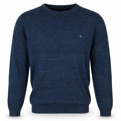 Diesel Men's Blue XL Crew Neck Knit Cotton Jumper