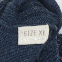 Diesel Men's Blue XL Crew Neck Knit Cotton Jumper