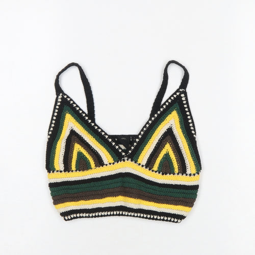 Urban Outfitters Women's Multicoloured Crochet Camisole Top Medium