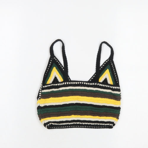 Urban Outfitters Women's Multicoloured Crochet Camisole Top Medium