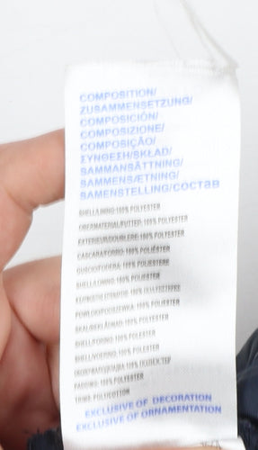 Soulstar Men's Blue Quilted Mid-Length Jacket Size M