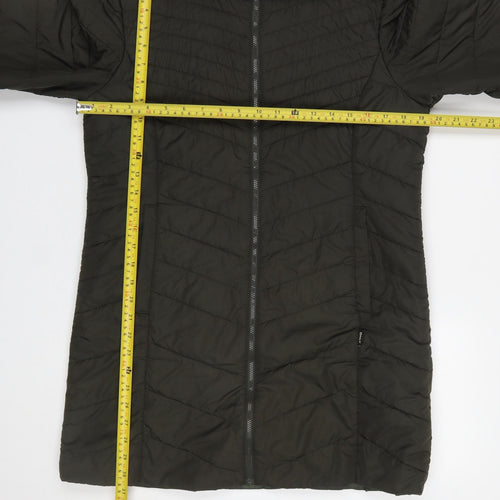 ONLY Women’s Black Hooded Long Puffer Coat Size L