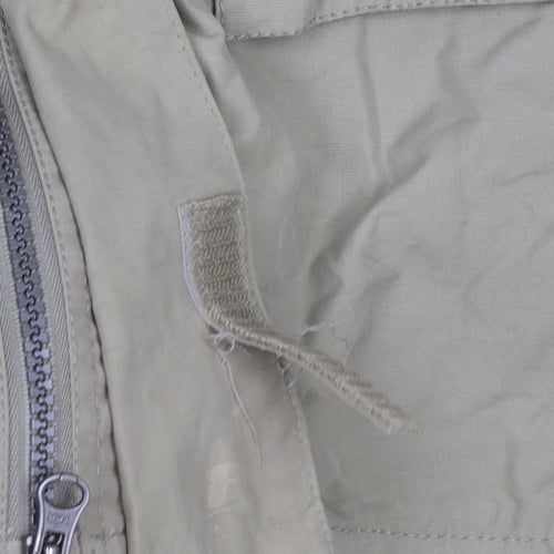Timberland Men’s Beige Hooded Parka Jacket M Weathergear Full Zip