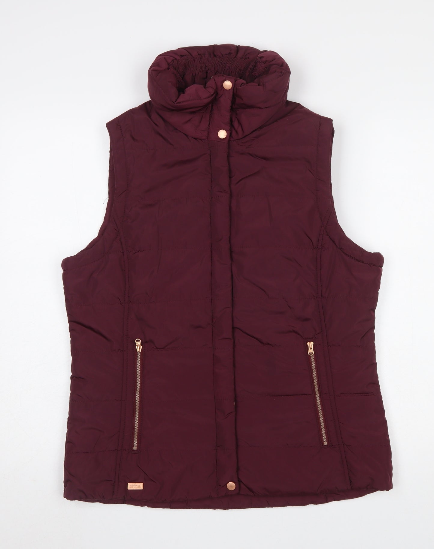 Regatta Womens Red Puffer Waistcoat Size 12 Outdoor Gilet