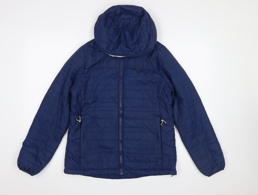 Craghoppers Women's Blue Hooded Puffer Jacket Size 10