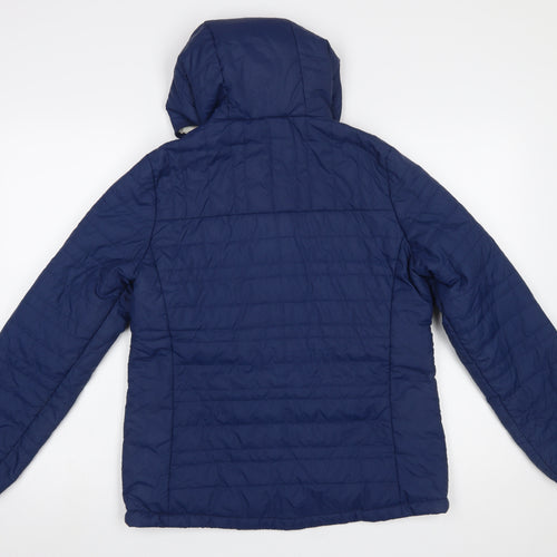 Craghoppers Women's Blue Hooded Puffer Jacket Size 10