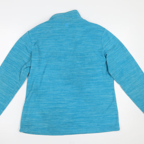 Mountain Warehouse Womens Blue Fleece Pullover UK 16 1/2 Zip Sweatshirt