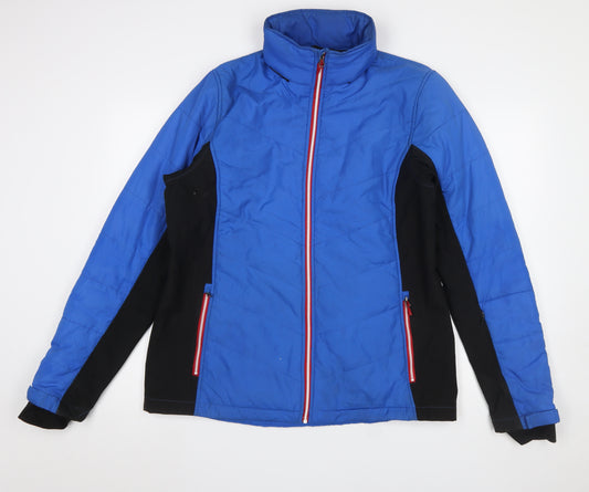 Crane Men's Blue L Ski Pro Insulated Softshell Jacket Size L 42in