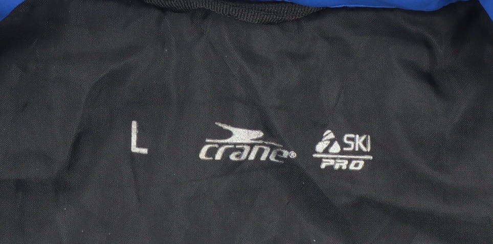Crane Men's Blue L Ski Pro Insulated Softshell Jacket Size L 42in