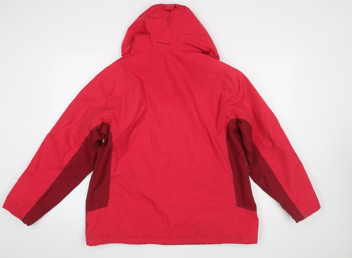 Regatta Women's Red Waterproof Hooded Rain Jacket Size 16