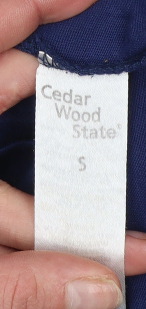Cedar Wood State Men’s Blue Superman Logo T-Shirt Size S