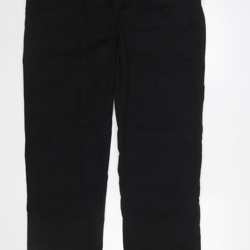 Amazon Essentials Men's Black Chino Trousers 38W 32L Regular Fit