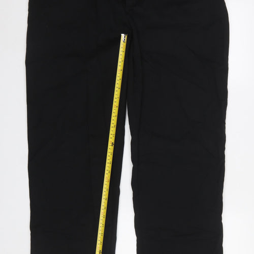 Amazon Essentials Men's Black Chino Trousers 38W 32L Regular Fit