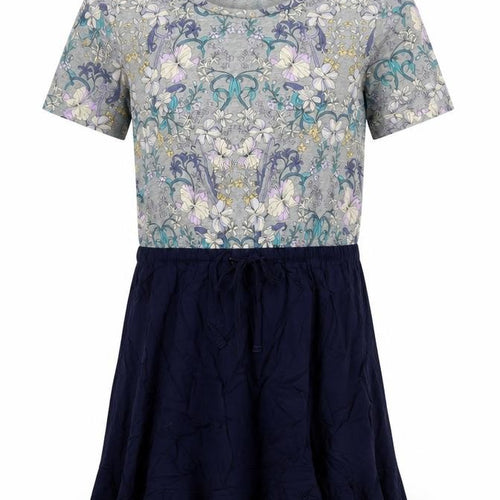 GAP Kids Girls Multicoloured Floral Skater Dress Size 12-13 Years