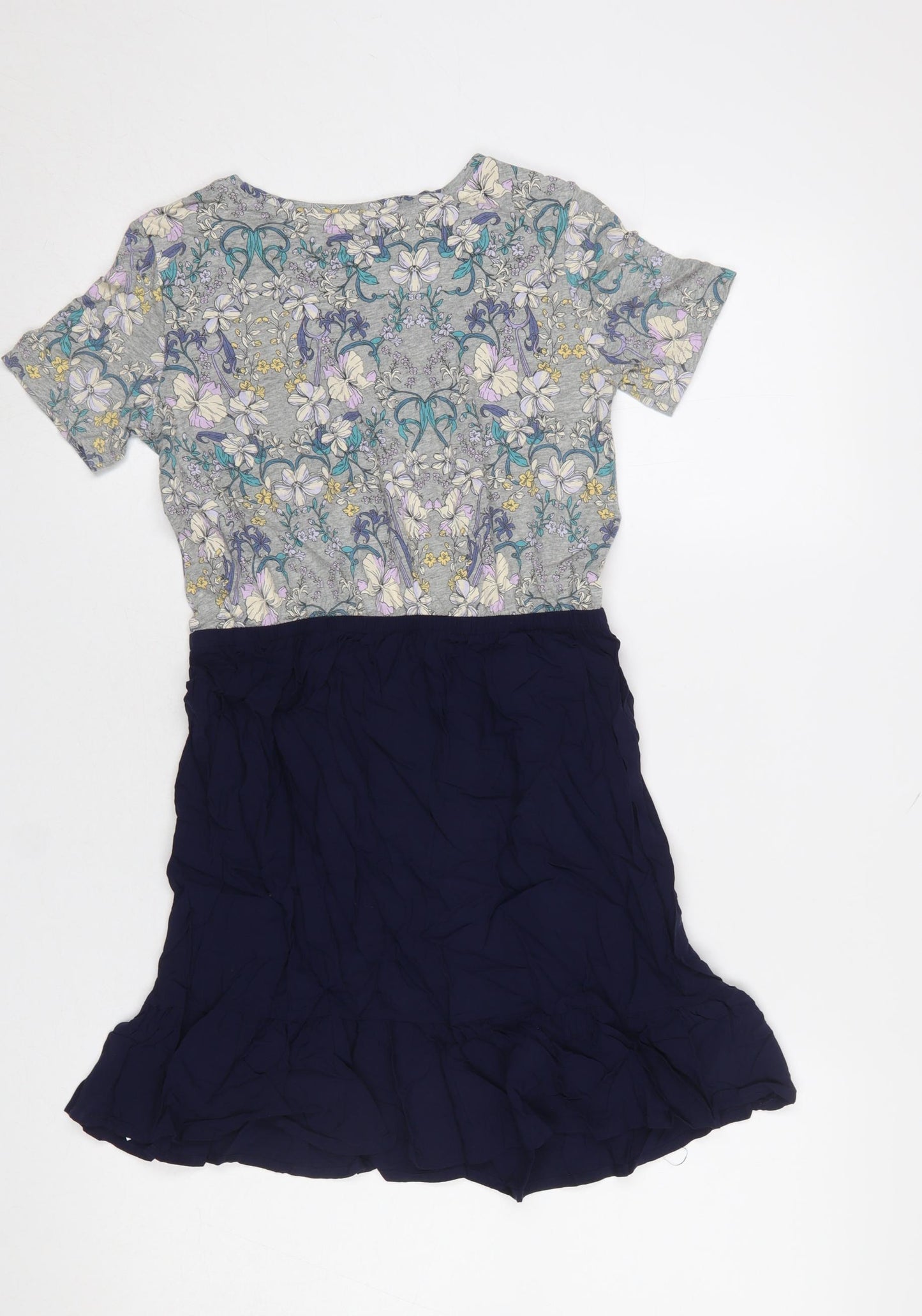 GAP Kids Girls Multicoloured Floral Skater Dress Size 12-13 Years