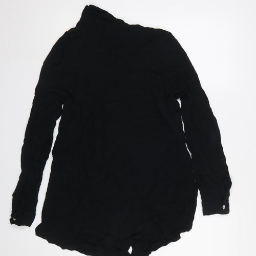 Marks and Spencer Women’s Black Long Sleeve Button-Up Shirt Size 16-18