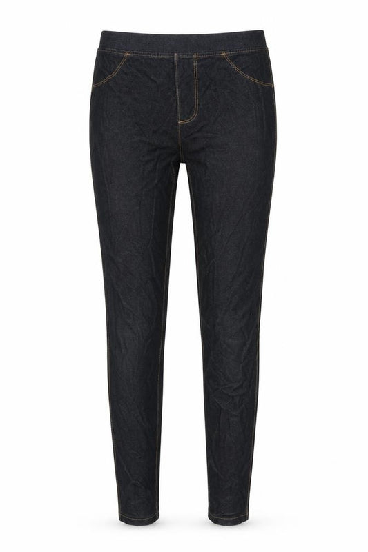 Front view of Gap Kids girls’ black jegging leggings xl 12-13 years stretch denim