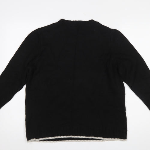 Next Women’s Black Funny Slogan Pullover Jumper Size 18