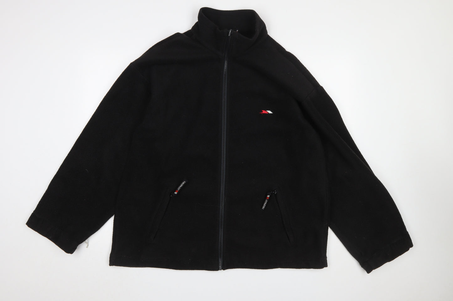 Trespass Men's Black Fleece Full Zip Jacket Size L Outdoor Hiking