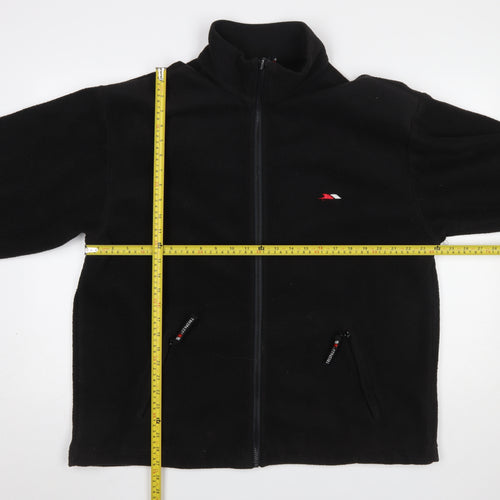 Trespass Men's Black Fleece Full Zip Jacket Size L Outdoor Hiking