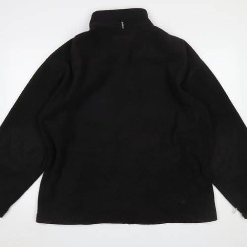 Trespass Men's Black Fleece Full Zip Jacket Size L Outdoor Hiking