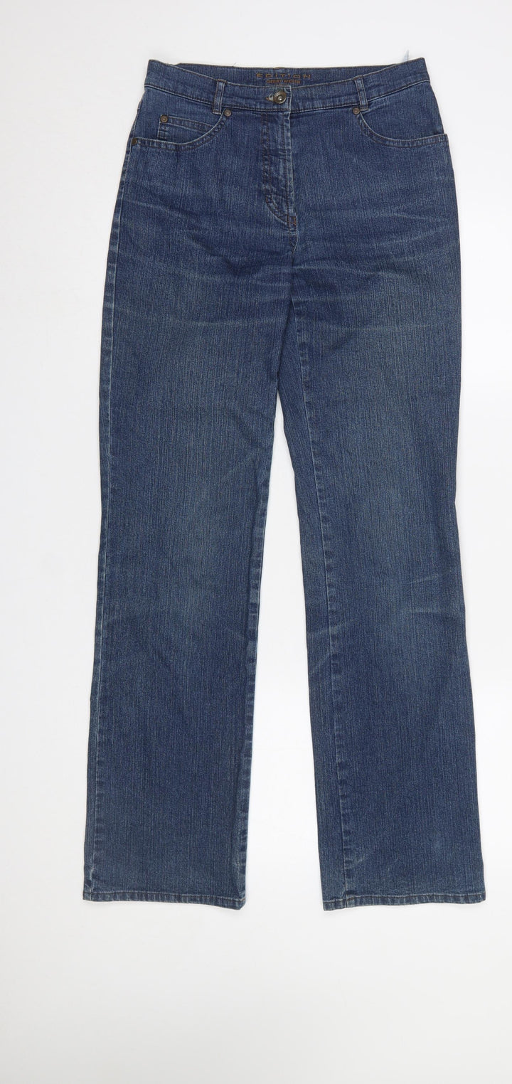 Gerry Weber Women Blue Straight Denim Jeans Size 10 Regular Fit