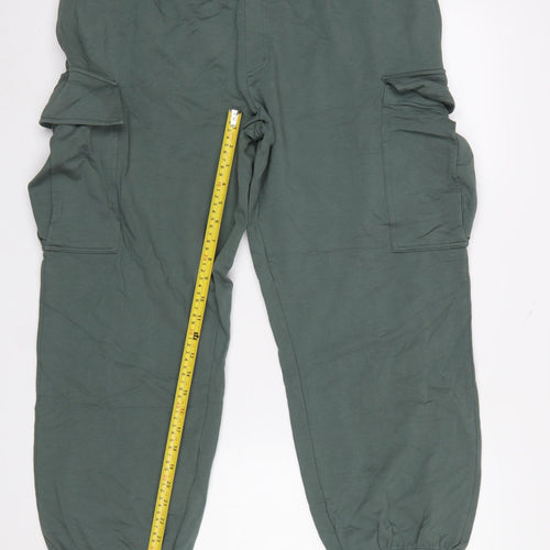 Carolyn Donnelly Women’s Green Cargo Jersey Trousers L Lightweight