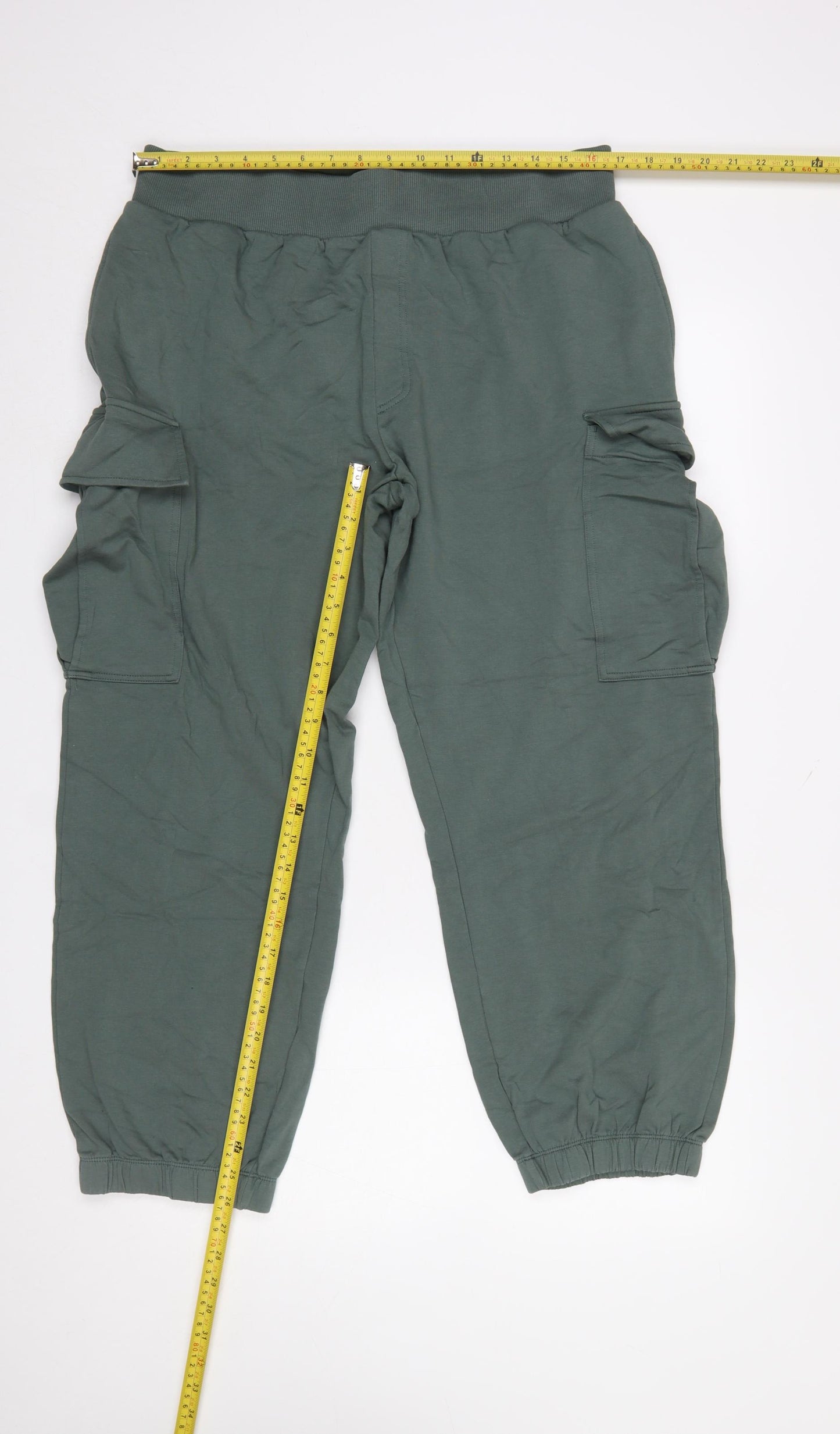 Carolyn Donnelly Women’s Green Cargo Jersey Trousers L Lightweight