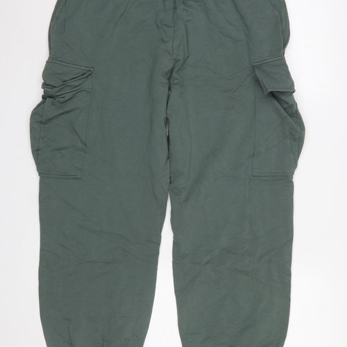Carolyn Donnelly Women’s Green Cargo Jersey Trousers L Lightweight